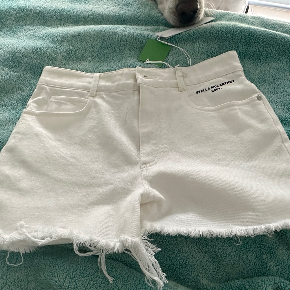 Stella McCartney white shorts